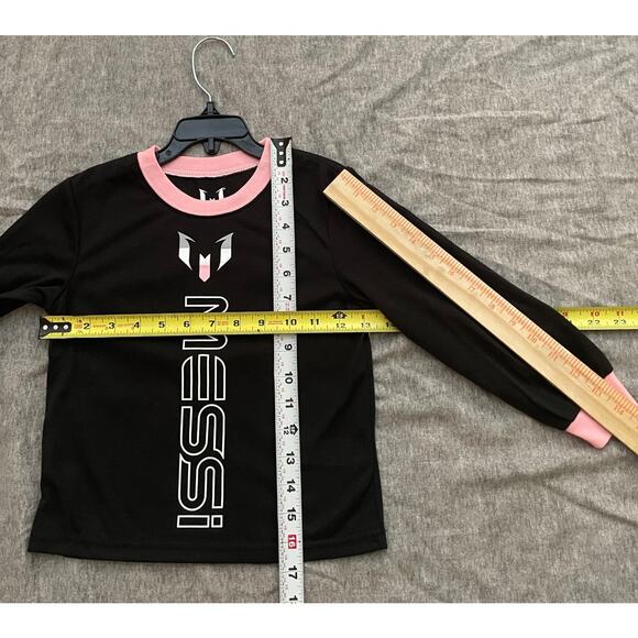 Newt Messi Collection Kids Girls Size XS 4-5 Yrs Black Pink Pajama Set - Picture 9 of 11